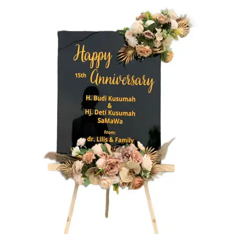 Papan Bunga Akrilik Wonti